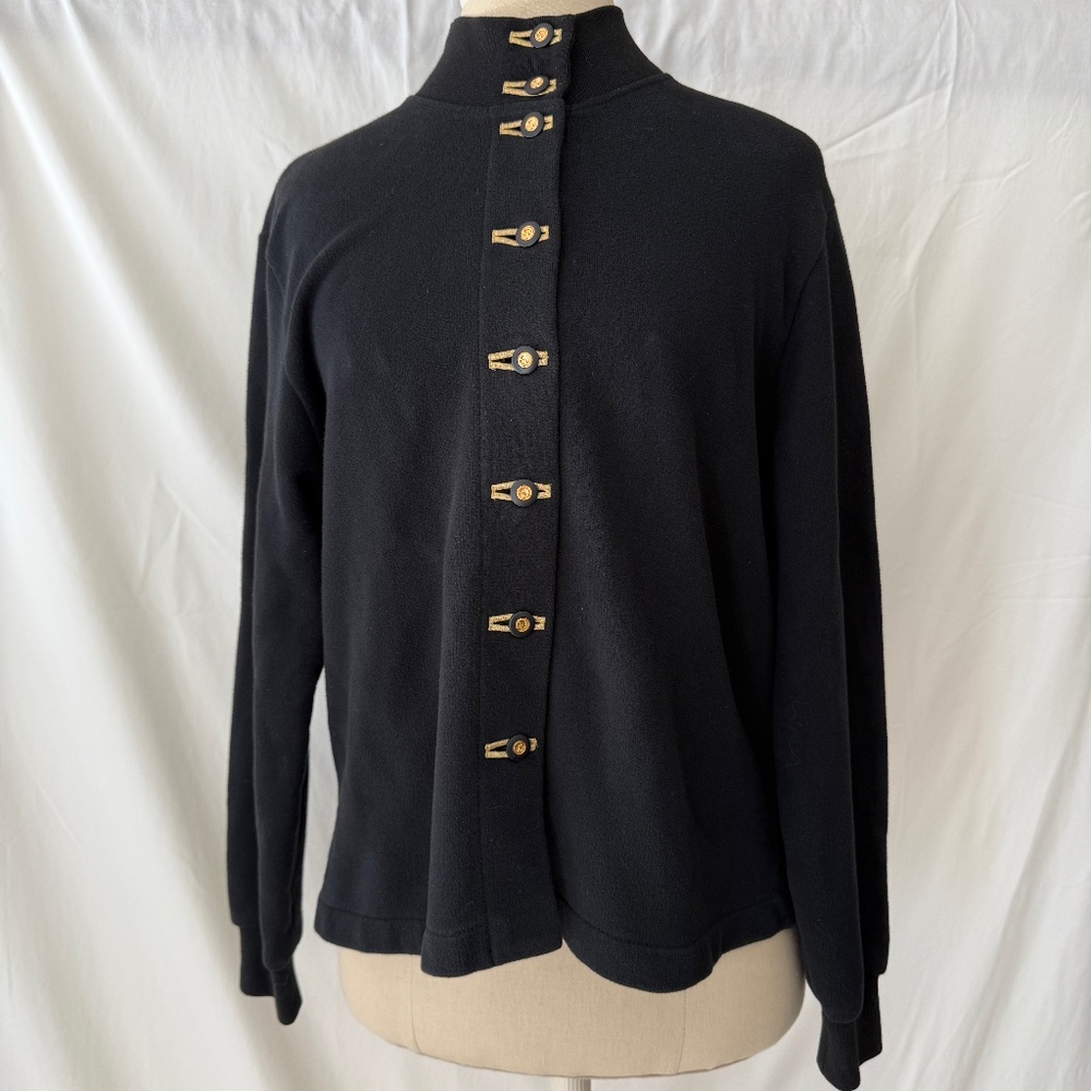 St. John Sport Black Knit Jacket